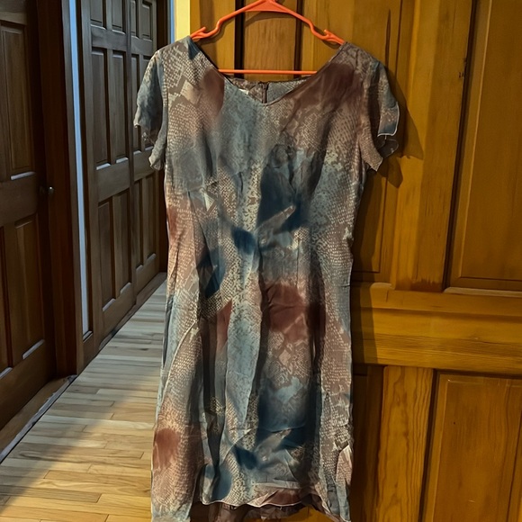 Tess 100% Silk lined dress size 10 - Picture 1 of 13